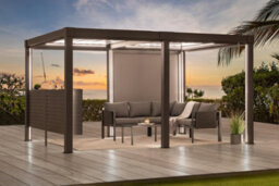 Sunjoy Replacement Bar For Louvered Pergola, 3M Side (Powder Coated) - thumbnail 2