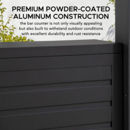 Sunjoy Replacement Bar For Louvered Pergola, 3M Side (Powder Coated) - thumbnail 3