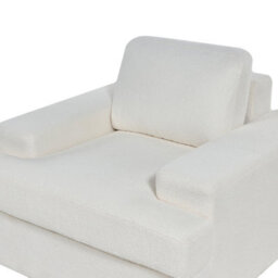 Beliani Set Of 2 Armchairs Alla Boucle Off-White - thumbnail 8