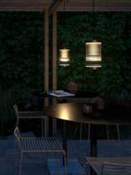Nordlux Coupar Outdoor Plastic Pendant Light Weatherproof Black,mains - thumbnail 4