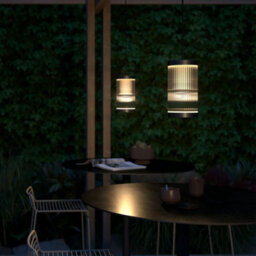 Nordlux Coupar Outdoor Plastic Pendant Light Weatherproof Black,mains