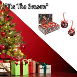 Christmas Bauble Decoration 12 Piece 7. 5Cm Bauble Set Santas Workshop - thumbnail 6