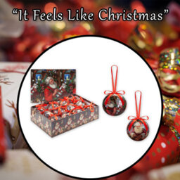 Christmas Bauble Decoration 12 Piece 7. 5Cm Bauble Set Santas Workshop - thumbnail 7