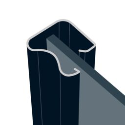 Spacepro Classic 1 Panel Matt Walnut Sliding Wardrobe Door (H)2220mm (W)610mm - thumbnail 4