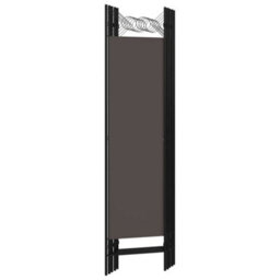 Vidaxl 5-Panel Room Divider Anthracite 200X180 Cm Room Dividers - thumbnail 4