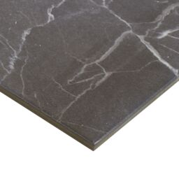 GoodHome Elegance Silver Gloss Marble Effect Ceramic Indoor Wall & Floor Tile, Pack Of 7, (L)600mm (W)300mm - thumbnail 6