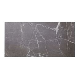 GoodHome Elegance Silver Gloss Marble Effect Ceramic Indoor Wall & Floor Tile, Pack Of 7, (L)600mm (W)300mm - thumbnail 2