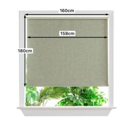 GoodHome Novan Cordless Green Tea Blackout Roller Blind (W)160Cm (L)180Cm - thumbnail 8