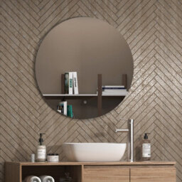 Royal Bathrooms Enso 800 X 800mm Round Led Illuminated Anti-Fog Mirror With Touch Sensor - thumbnail 5