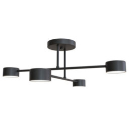 Emibig Lighting Emibig Halo Ceiling Lamp 4 X Gx53 Black - thumbnail 1