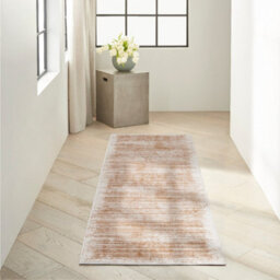 Rose Gold Abstract Modern Easy To Clean Rug For Bedroom & Living Room-119Cm X 180Cm - thumbnail 9