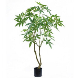 Leaf 150Cm Artificial Money Tree Pachira Realistic Faux Tree - thumbnail 1