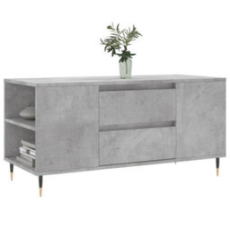 Berkfield Coffee Table Concrete Grey 102X44.5X50 Cm Engineered Wood - thumbnail 3