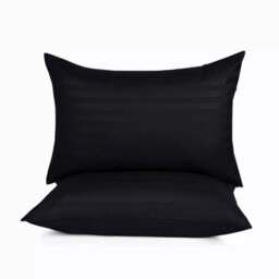 Ameha Pillowcase Pair Black Microfiber Stripe Pillowcase Envelope Closure Pillowcase,machine Washable Bedding Pillow Cover 50X75Cm - thumbnail 9