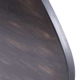 Wyld And Coco Nobletime Wall Clock, Dark Brown Mdf, Irregular Shape With Gold Hands, W56 X H47Cm - thumbnail 5