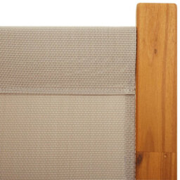 Vidaxl 4-Panel Room Divider Taupe 280X180 Cm - thumbnail 6