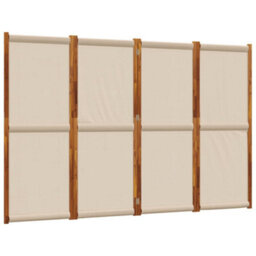 Vidaxl 4-Panel Room Divider Taupe 280X180 Cm - thumbnail 2