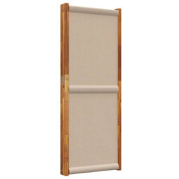 Vidaxl 4-Panel Room Divider Taupe 280X180 Cm - thumbnail 5