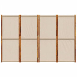 Vidaxl 4-Panel Room Divider Taupe 280X180 Cm - thumbnail 4