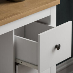 Lassic Vida Designs Arlington White 3 Drawer 1 Door Sideboard Storage Cabinet Cupboard - thumbnail 5