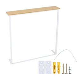 100Cm Long Slim Narrow Console Table Hallway Table Behind Sofa Storage Shelf - thumbnail 6