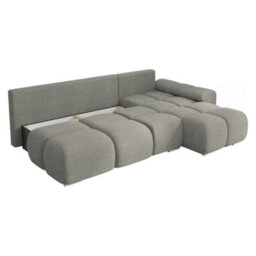 Galeria Corner Sofa Bed Has Storage Right Hand Cream - thumbnail 2