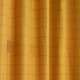 furn. Furn Ellis Check Room Darkening Eyelet Curtain Pair Ochre (W)229Cm X (D)183Cm - thumbnail 4