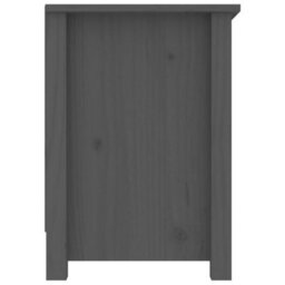 Berkfield Stylish Tv Cabinet Grey 103X36,5X52 Cm Solid Wood Pine - thumbnail 5