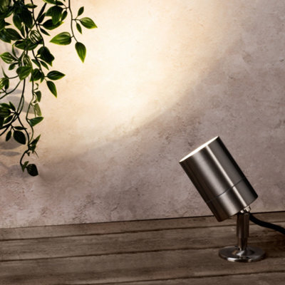 Litecraft Kenn Stainless Steel 1 Lamp Outdoor Spike Light - image 1