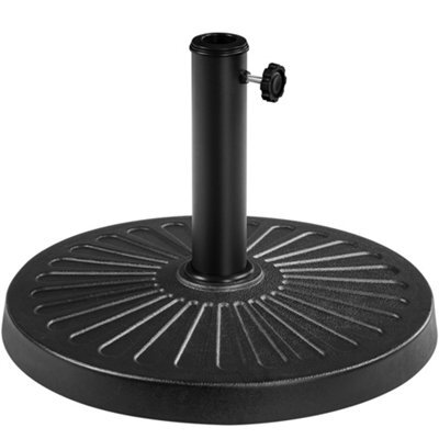 Yaheetech Black 12Kg Patio Umbrella Base Stand For 38/48mm Poles - image 1
