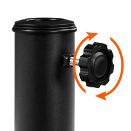 Yaheetech Black 12Kg Patio Umbrella Base Stand For 38/48mm Poles - thumbnail 6