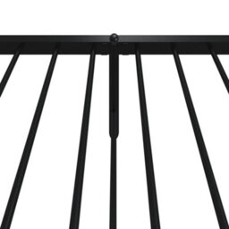 Berkfield Metal Bed Frame With Headboard And Footboard Black 100X190 Cm - thumbnail 8