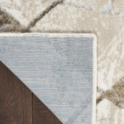 Ivory Grey Abstract Modern Geometric Rug Easy To Clean Living Room And Bedroom-239Cm X 300Cm - thumbnail 8