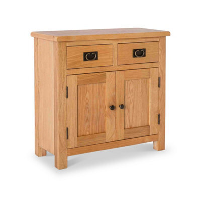 Surrey Oak Mini Sideboard Fully Assembled - By Roseland Furniture - image 1