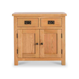 Surrey Oak Mini Sideboard Fully Assembled - By Roseland Furniture - thumbnail 3