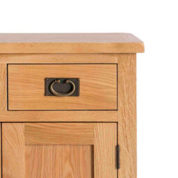 Surrey Oak Mini Sideboard Fully Assembled - By Roseland Furniture - thumbnail 7