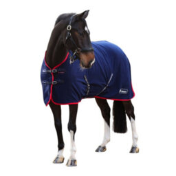 "Whitaker Rastrick V2 Standard-Neck Horse Fleece Rug Navy (5 6"")"