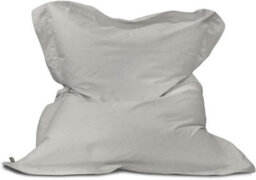 rucomfy Beanbags Rucomfy Indoor Or Outdoor Adults Water Resistant Giant Squarbie - Platinum Beanbag Lounger - thumbnail 2