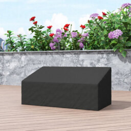 Outsunny 3 Seater Rain Cover Garden Sofa Chair Bench Protector 218X111X101Cm - thumbnail 9