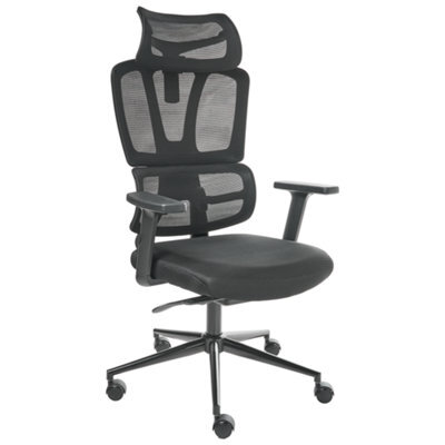 Beliani  Executive Chair Omega Black - image 1