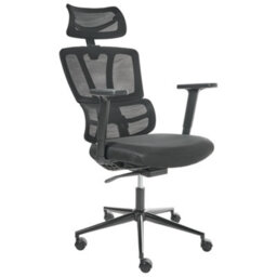 Beliani  Executive Chair Omega Black - thumbnail 5