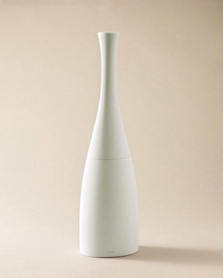 Cosmic Toilet Brush & Holder, Ivory, Unique Design, Soft-Finish Coating, Saku Collection - image 1