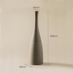 Cosmic Toilet Brush & Holder, Ivory, Unique Design, Soft-Finish Coating, Saku Collection - thumbnail 5