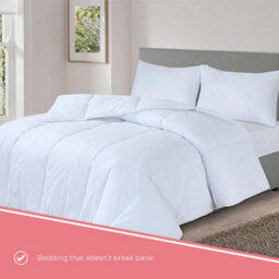 SleepyNights Sleepy Nights Premium Poly Cotton Duvet Lightweight And Breathable 13.5 Tog Quilt For All Seasons - Super King - thumbnail 3