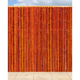 Primrose Thick Red Natural Bamboo Screening Roll Privacy Border Screen 1.9M X 1.8M - thumbnail 1