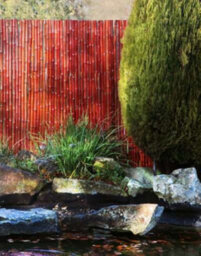 Primrose Thick Red Natural Bamboo Screening Roll Privacy Border Screen 1.9M X 1.8M - thumbnail 5