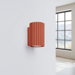 Sollux Lighting Karbon Aluminum Red Ochre 1 Lights Minimalist Wall Light - thumbnail 2