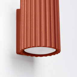 Sollux Lighting Karbon Aluminum Red Ochre 1 Lights Minimalist Wall Light - thumbnail 6