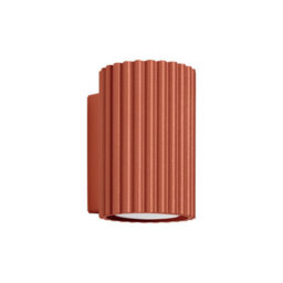 Sollux Lighting Karbon Aluminum Red Ochre 1 Lights Minimalist Wall Light - thumbnail 1