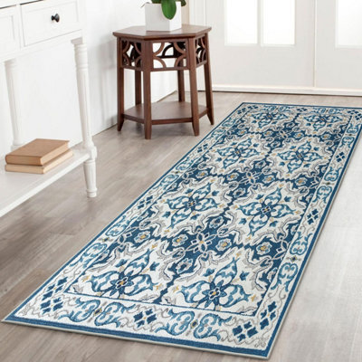 Aspire Homeware Luxury Large Rug, Non-Slip Plush Living Room Hallways Area Carpet, Cosy Floor Rug Luna (L)150 X (W)80Cm
